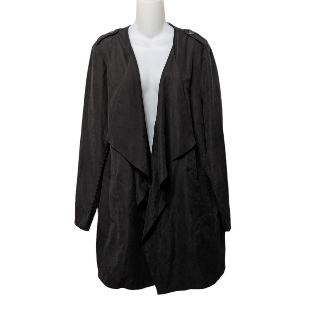 JUNAROSE Lightweight Waterfall Open Front Jacket